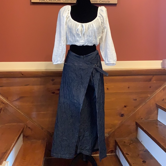 - Wrinkled Effect Denim Set - - Picture 6 of 16